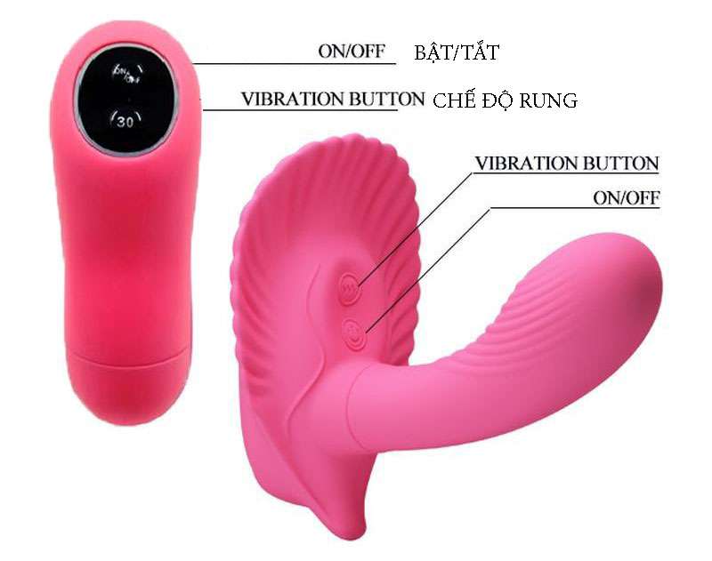 Cách điều khiển trứng rung Prettylove Fancy Clamshell